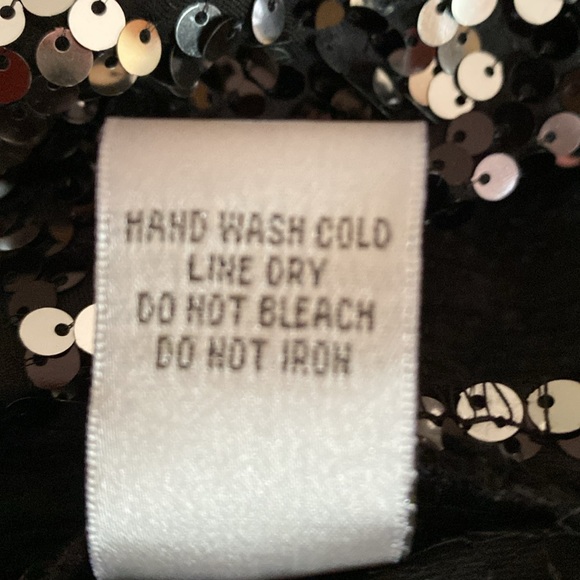 SEXY SEQUINED BLACK DRESS by Olivia Matthews  size 12 NWOT - Picture 11 of 12